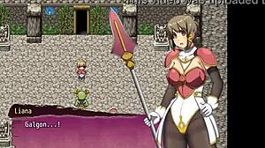 Rencontre érotique de la princesse Liaras dans le nouveau jeu Hentai RPG 