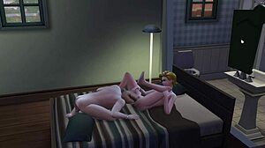 Мультяшная порно игра с подругой в ванной